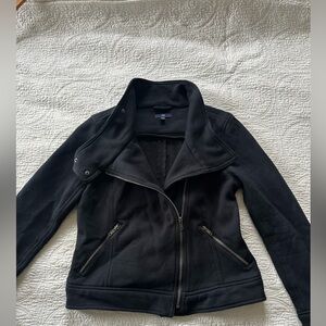 Gap Black Moto Knit Jacket